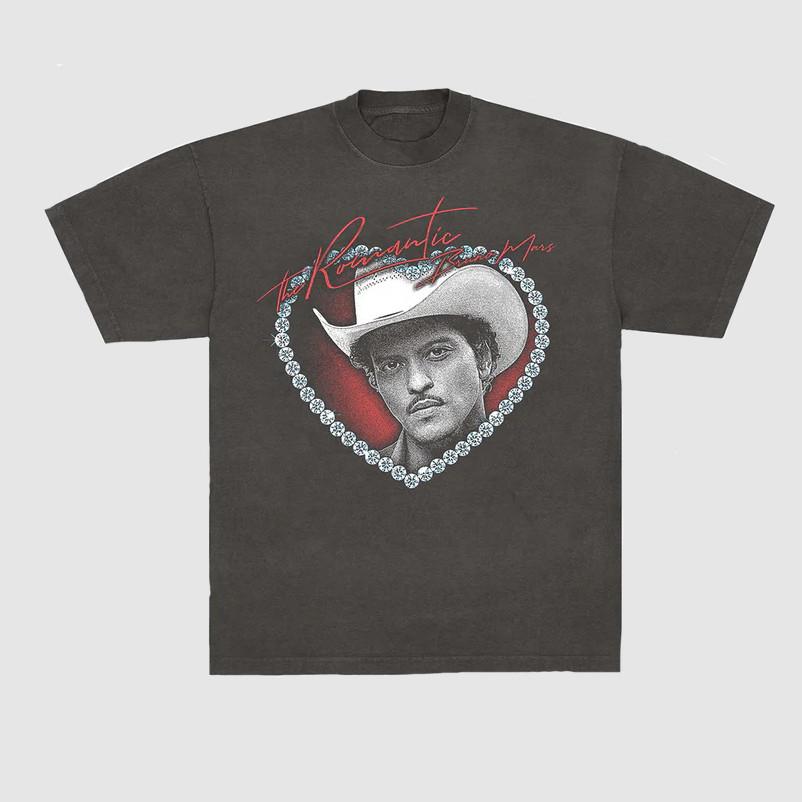 Bruno *Mar X Hello Kitty 2026 The Romantic Tour Win Your Heart Tour T-Shirt S