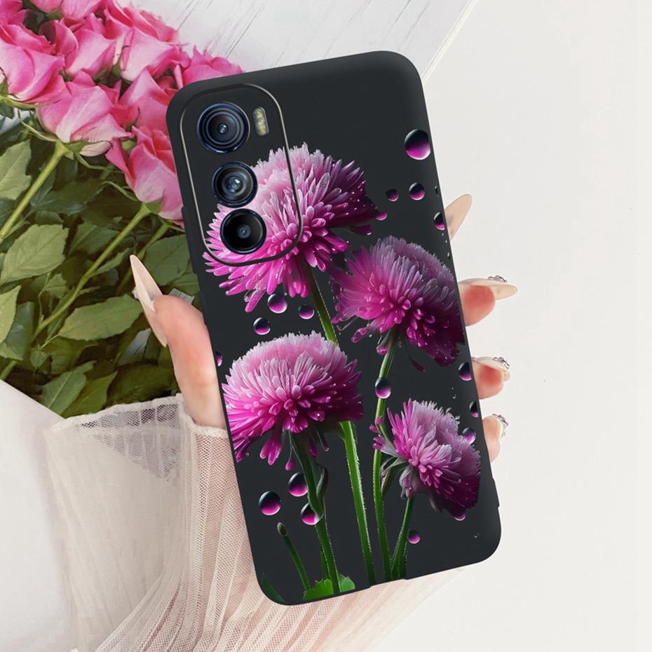 Cute Printing Phone Case For Motorola Edge 30 30Pro 30Neo Soft Black Silicone TPU Cases For MOTO Edge30 Pro Neo Covers Bumpers