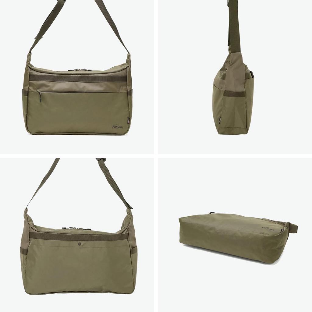 NANGA Ecopack UR Shoulder Bag, N25023N303Z, Black, Approx. 13L