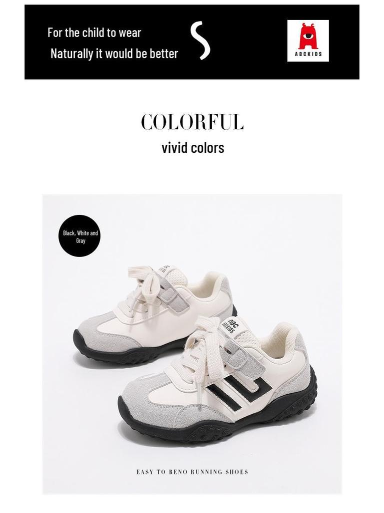 ABCkids 2025 Spring Girls' Agam Casual Sports Shoes - Soft Sole Board Shoes for Middle & Big Kids