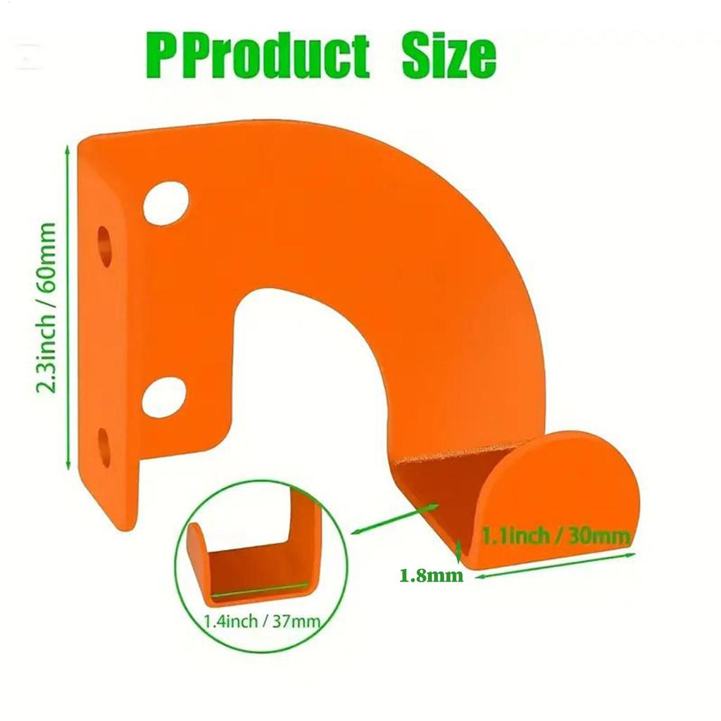 Chainsaw Wall Mount Heavy Duty Steel Rust-Resistant Chainsaw Rack Wall-Mounted For Workshop Garage Shovels Brooms Cables Hoses