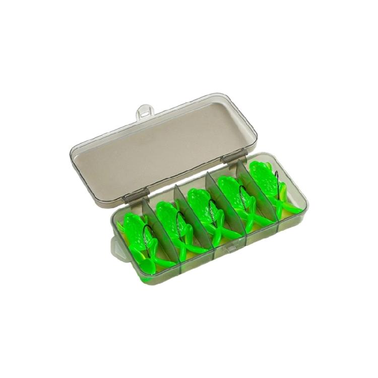 5pcs Frogs Crankbait Lures 3.7cm/4.7cm Topwater Frogs Lures Soft Frogs Baits Swimbait Artificial Fishing Lures with Hook