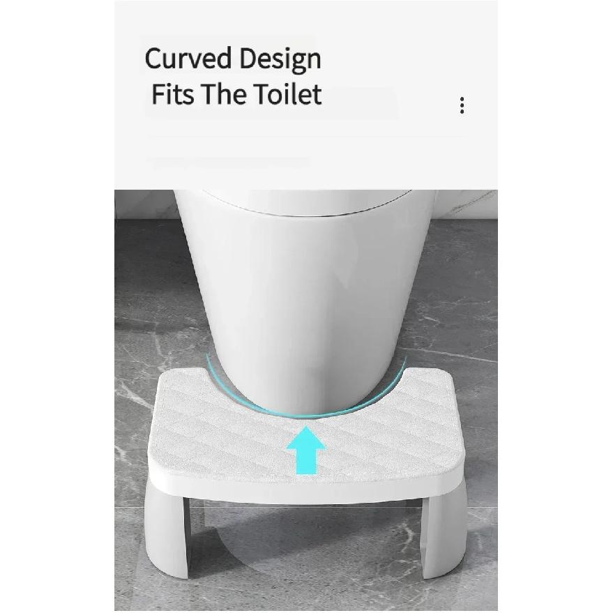 Household Toilet Squatting Stool Removable Non-slip Adult Toilet Seat Portable Thickened Foot Step Stool Bathroom Accessories