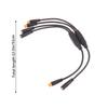 E-Bike Signal Sensor Waterproof Y-Splitter 1T2 3 Pin Connector Cables Sensor For Bafang Electric Scooter Bicycle Cord Parts