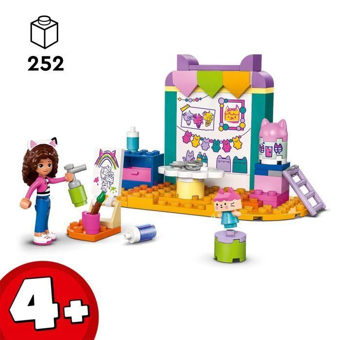 Lego® gabby et la maison magique 10795 bricolage avec bébé boîte, jeu de rôle pour enfants