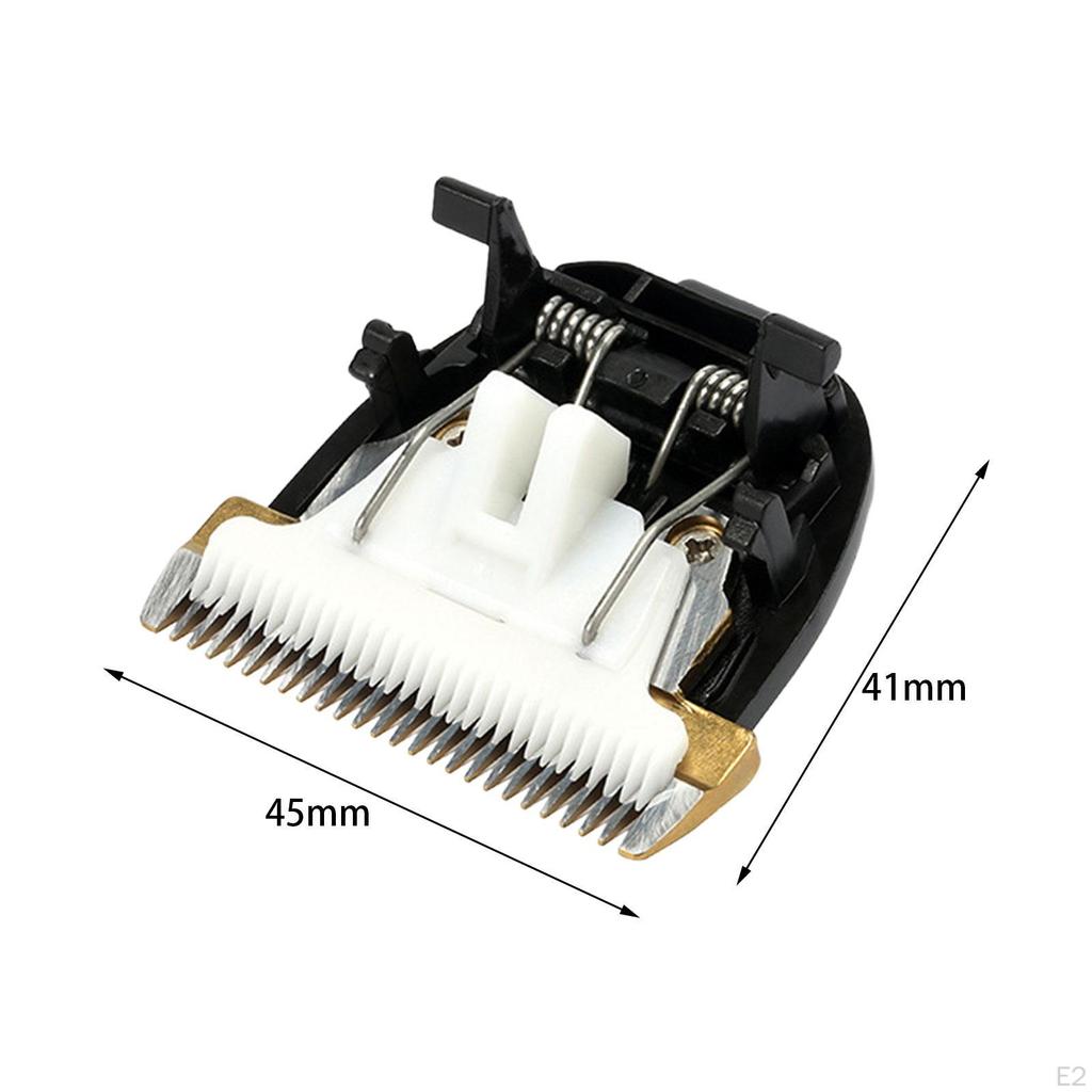 24 Teeth Grooming Hair Clipper Shear Ceramic Heads Replacement Accessories for Home Barber