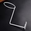 Wall-Mounted Helmet Hanger Display Rack Stand Organizer Black White Helmet Bracket Pegboard Hook Accessories Metal