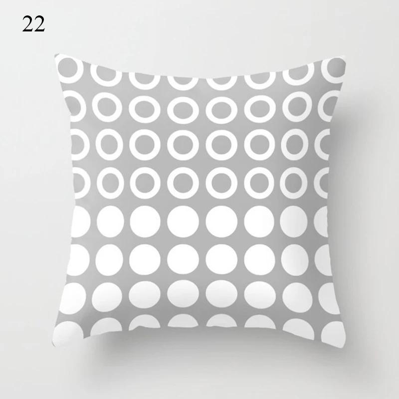 Grey series family pillowcase square  home office cushion cover