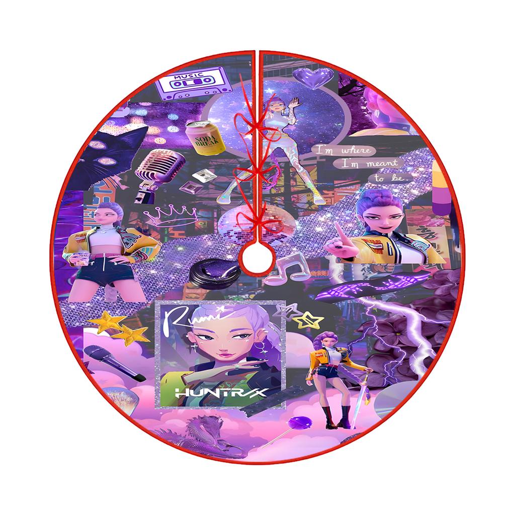 Christmas Tree Skirt Decoration For Home Xmas Tree Decorations Skirt Ornament Festive Holiday Party Decorations Indoor Outdoor