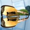 Lunettes de cyclisme KAPVOE Hommes Femmes Triathlon Sports Course VTT Lunettes de soleil Coupe-vent Moto
