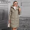 GASMAN 2024 Giacca da donna lunga con cerniera classica, grande tasca, collo alto, cappuccio, sottile, parka da donna GM-83511