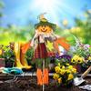 Fall Harvest Scarecrow Decorations 21 Inch Scarecrows Standing Decor for Garden Home Yard Porch Thanksgiving Decor