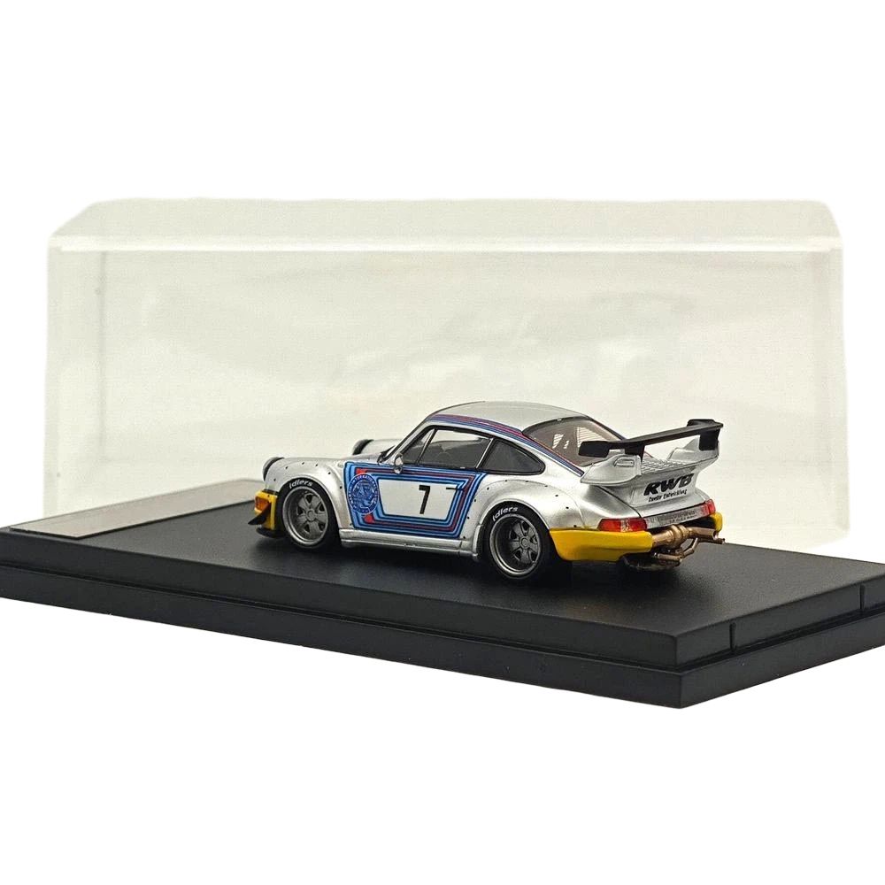 SW 1/64 For RWB 964 #7 Classic Sports Model Diecast Model Car Miniature Limited Edition Collectible