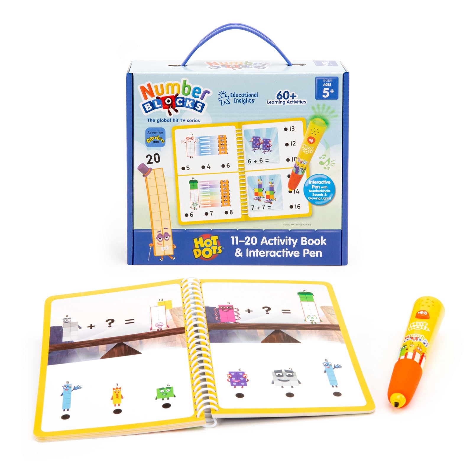 

Numberblocks Activity Book Interactive Number Voice Educational Authentic 11-20 & Pen, Play, Pen, Toy, EI2551,