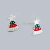 Pentagram Christmas Tree Stud Earrings - Korean Style Cute Mini Autumn/Winter Decor