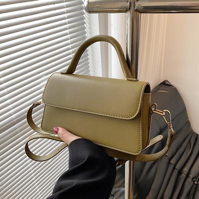 Texturierte Damen Handtasche Mode Vielseitig PU Leder Pendler Crossbody Taschen Neues Design Weibliche Umhängetasche