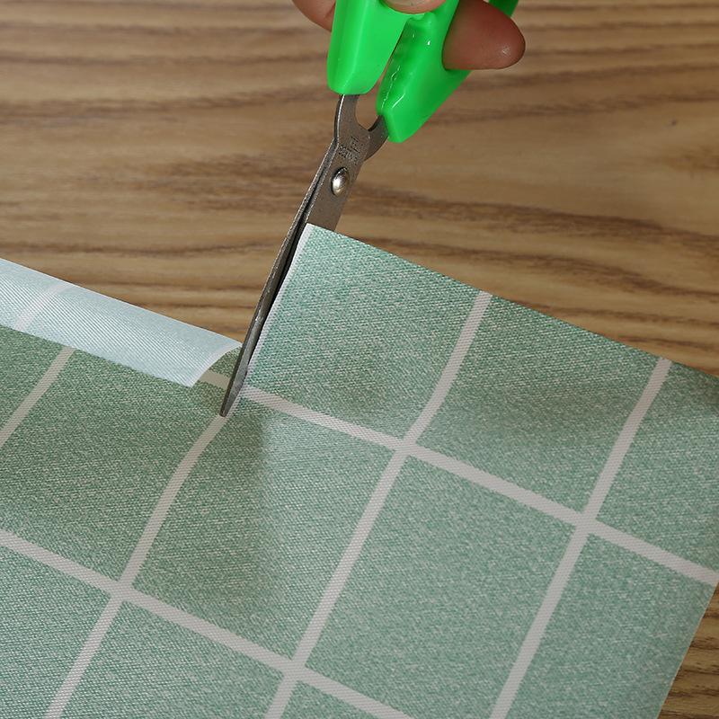 Non Washable Waterproof Oil Resistant and Heat-resistant Tablecloth with Grid Pattern Disposable Tablecloth PEVA Decoration