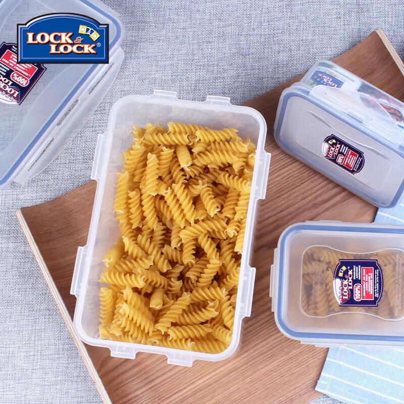 LOCK&LOCK 4-Piece Plastic Food Storage Container Set
