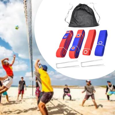 Beach Volleyball Lines (8M 16M Length) Equipment Exercise Weather Resistance with Drawstring Bag