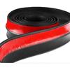 Lemonbest Universal 2.5M Car Front Bumper Lip Splitter Spoiler Rubber Skirt Protector Body Trim 8.2Ft (Black Protector)