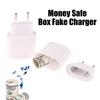 Money Safe Box Key Cash Hidden Storage Creative Fake Charger Pill Case Box Container Hiding Spot Prevent Robbers