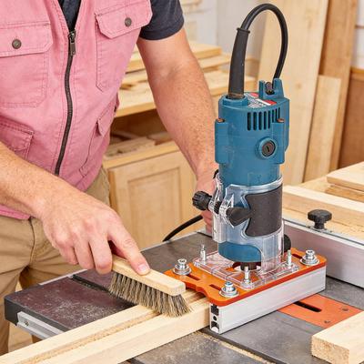 Wood Trimmer Router Base 65mm Inner Diameter Aluminum Alloy 2 In