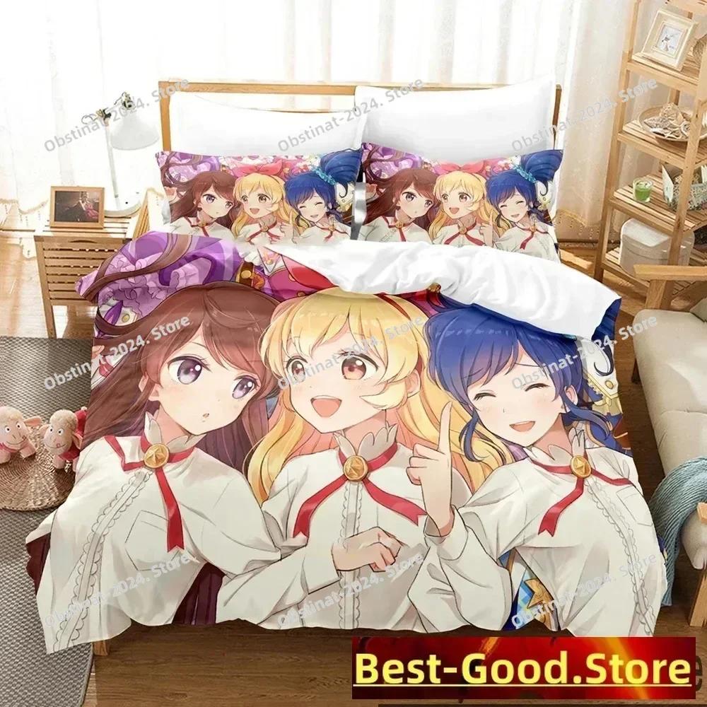 Comforter Aikatsu Idol Activity Anime Bedding Set Printed With Bed Soft Single Double Queen Super King Size