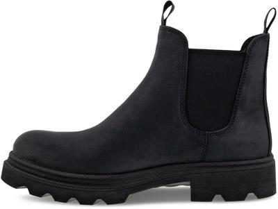 Stiefel Ecco Grainer Leder Kuhöl Nubuk schwarz