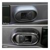 Inner Door Bowl Switch Decor Ring Cover Trim For 2Door Jeep Wrangler JK 2007-10
