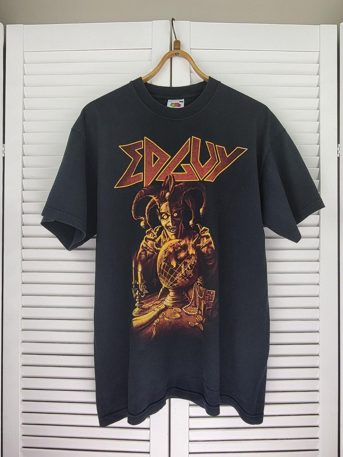 Vintage Edguy T-Shirt, Hellfire club, Worldwide Hellfire tour 2004 S