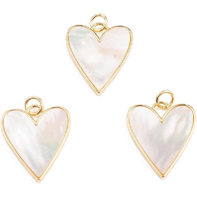 Airssory 100 Pcs Ocean Life Charms Natural Cowrie Shell Charms for Earring Bracelet Necklace Jewelry DIY Craft Making