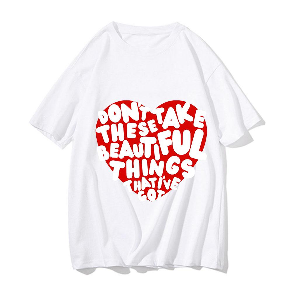 Benson Boone Beautiful Things Unisex Tshirt Oversize 100 Cotton Graphic Korean Summer Y2k Tops Tees Hip Hop Short Sleeve Harajuku