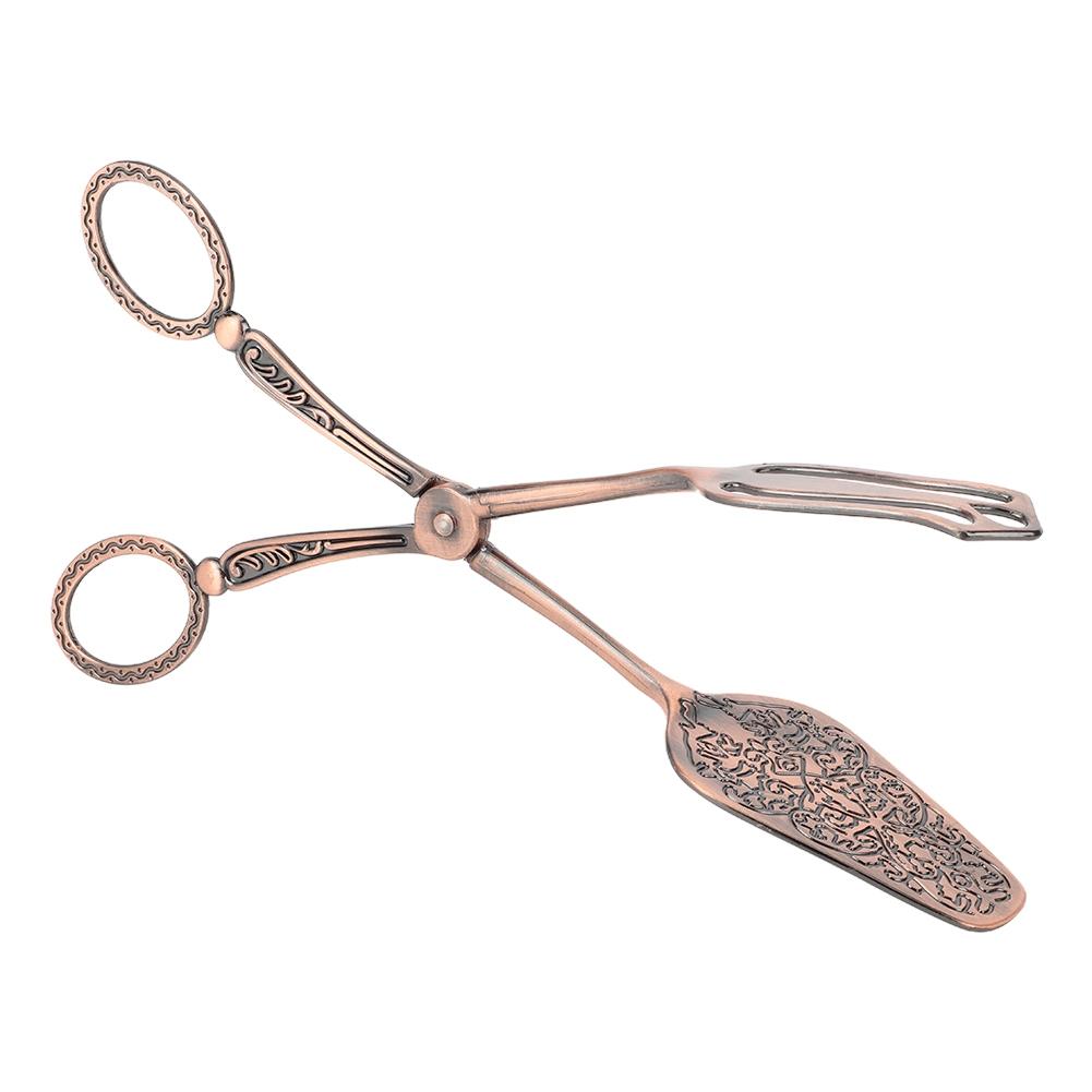 Retro Elegant Zinc Alloy Bread Tong Cooking Baking Kitchen Food Clip