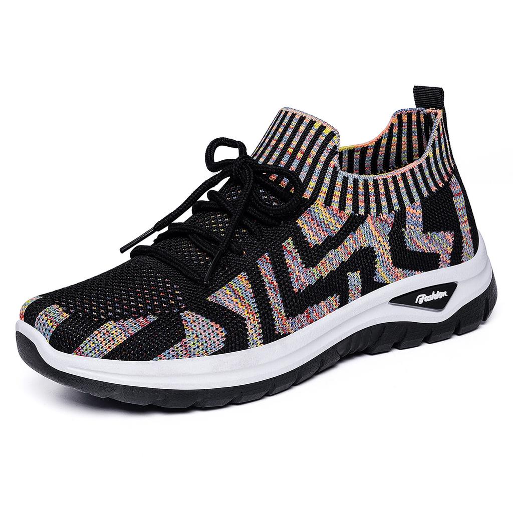 Tennis Shoes for Women Running Sneakers Non Slip Walking Sneakers Gym Workout Athletic Sport Casual Shoes Women's Breathable Work Knitted Shoes