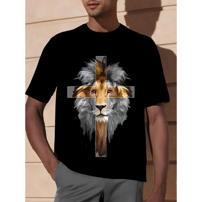 

European sizes Mens Summer T-shirt - Short Sleeve Sports Style with Comfortable Crew Neck, Fashionable and Versatile for Warm Weather Wear 4XL