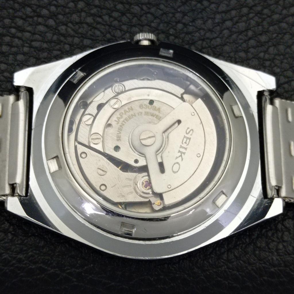 AUTOMATIC VINTAGE REFURBISHED SEIKO 5 6309A JAPAN MENS GREEN WATCH a441390-5 Sk-a441390