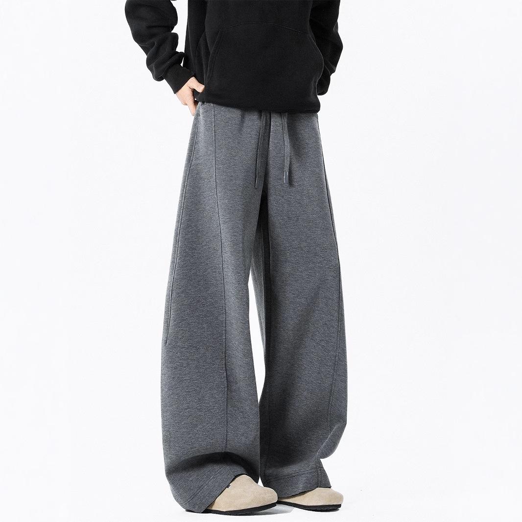 

Men s Heavyweight Dark Grey Scimitar Sweatpants - Spring High Street Relaxed Fit Extra Extra Large