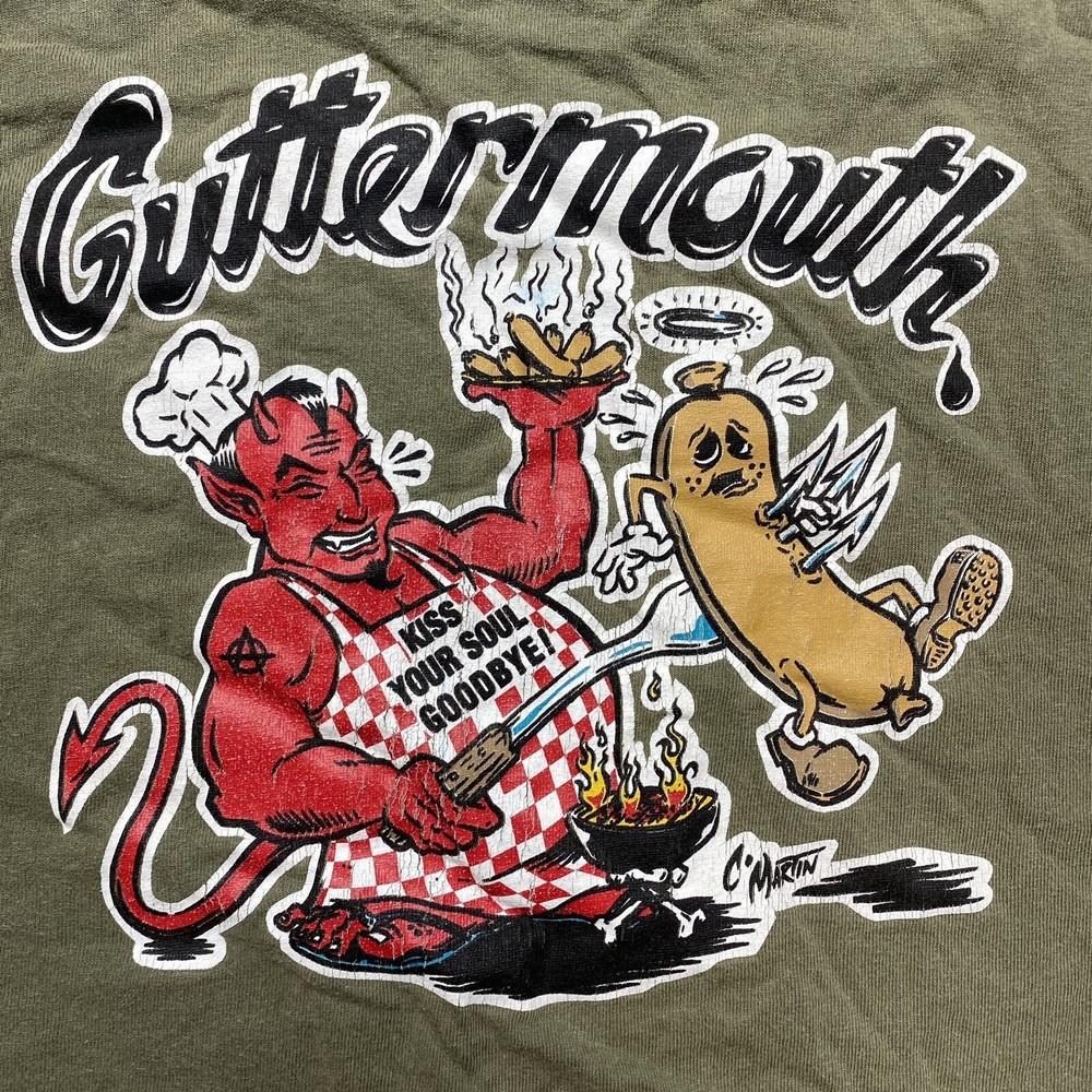 Vintage 90s Vintage Guttermouth Punk NOFX Rare T Shirt BO270 Unisex T-Shirt XXL