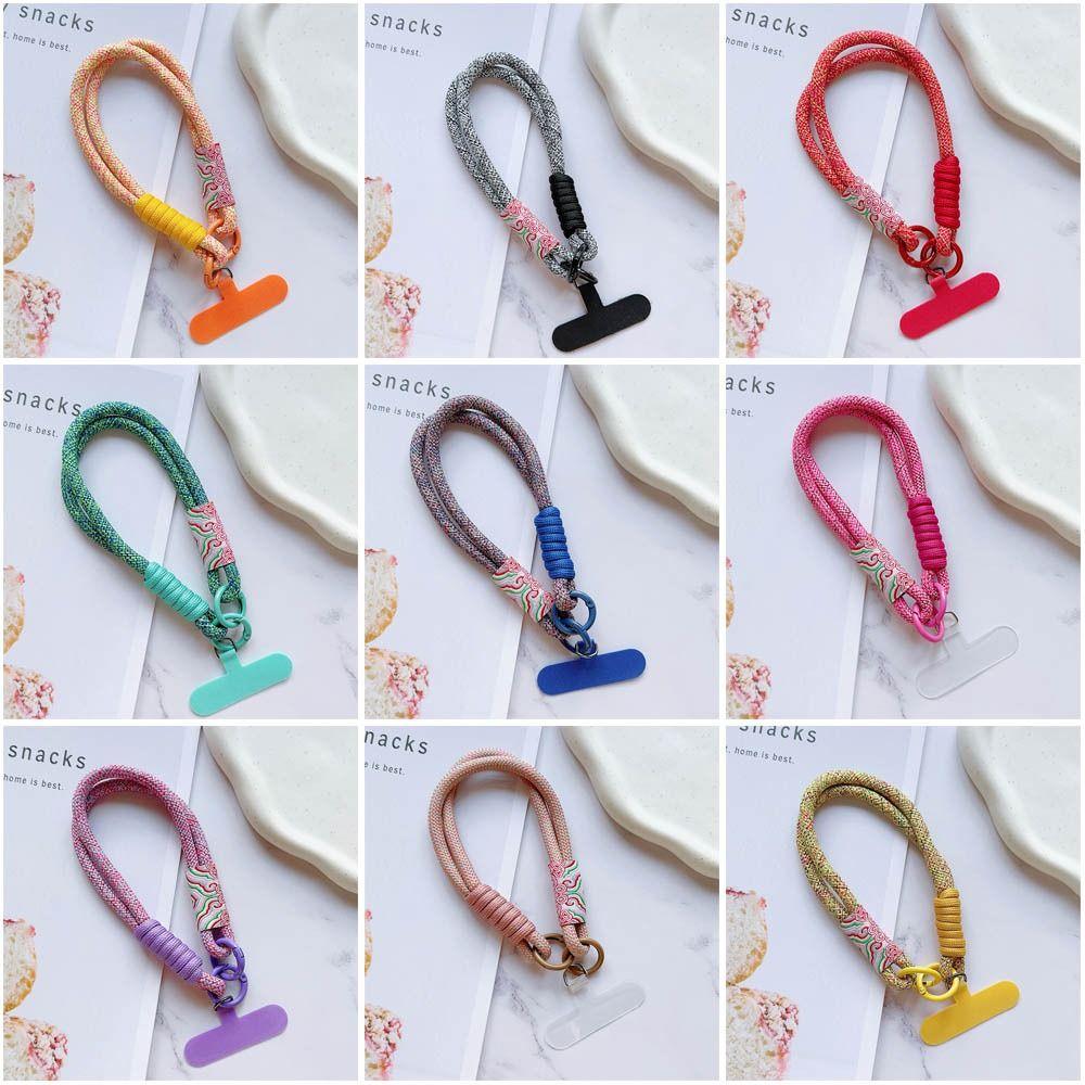 Braided Anti-lost Rope Handwoven Phone Wrist Straps Portable Mobile Phone Lanyard