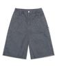 XTONZ Xp332 Twine Chain Bermuda Cotton Pants (Charcoal)