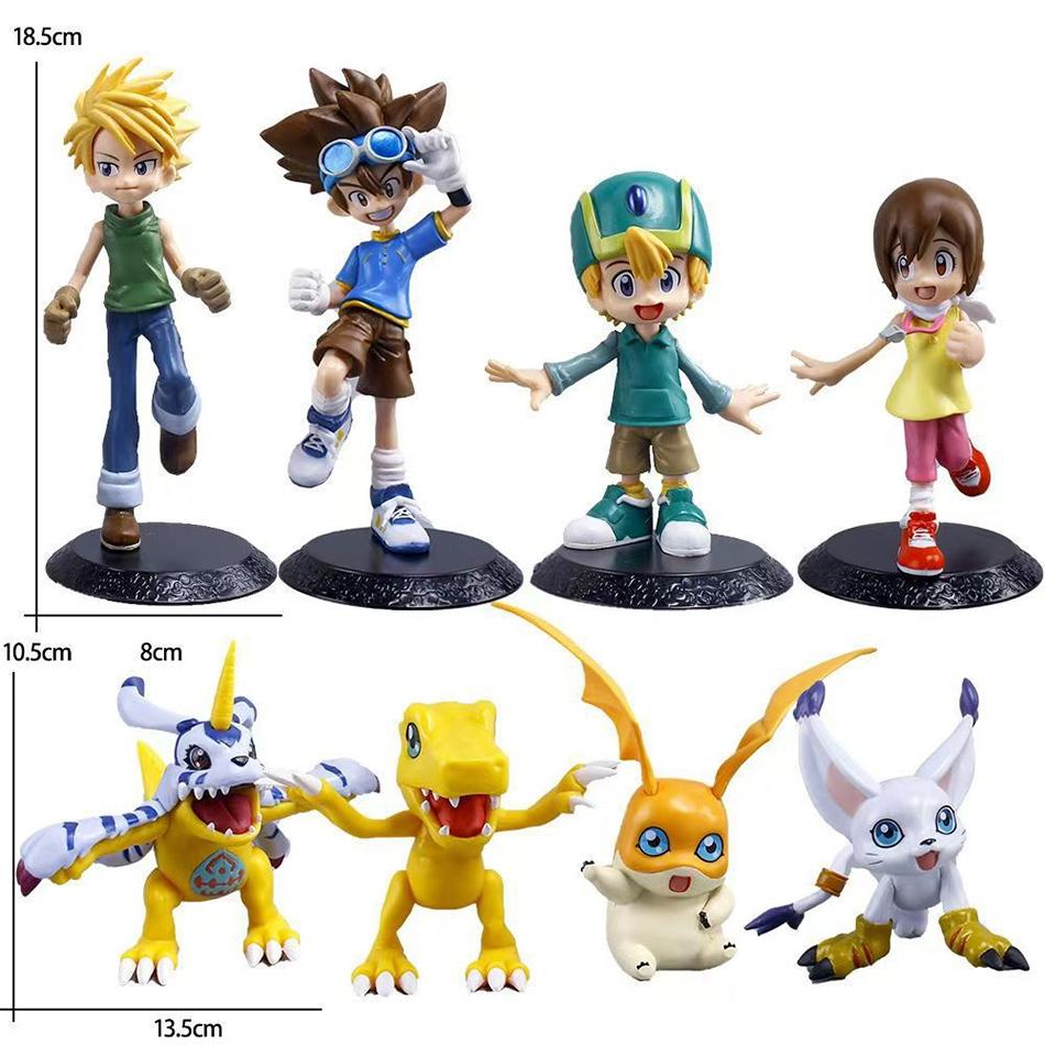 Digimon Anime Eight Gods Light Tai Yi Ya Gu Beast Bada Beast Handmade PVC Model Anime Accessories Birthday Christmas Gift