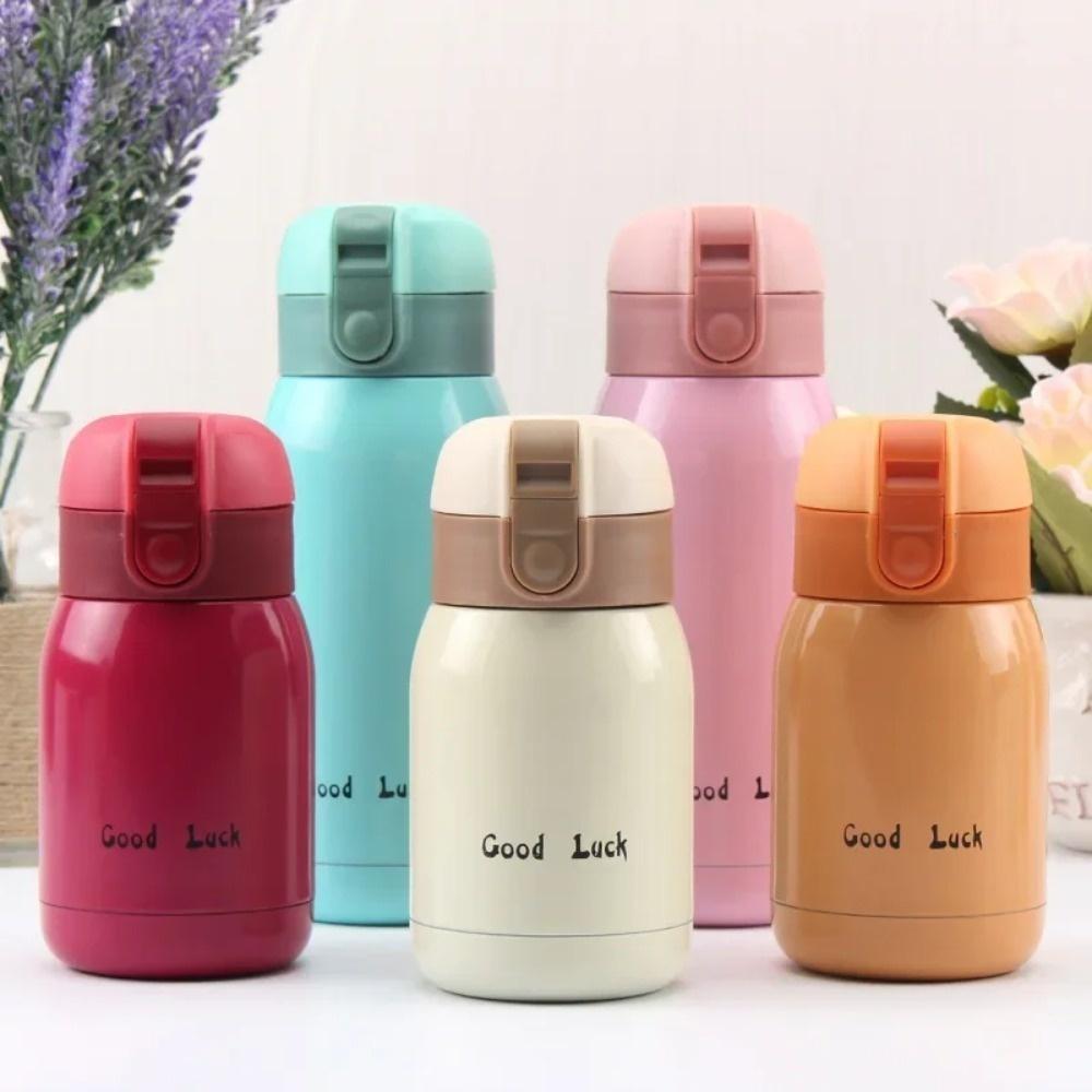 Mini 7-ounce stainless steel water bottle, small vacuum insulated water bottle, leak-proof sports water cup, cold and hot water