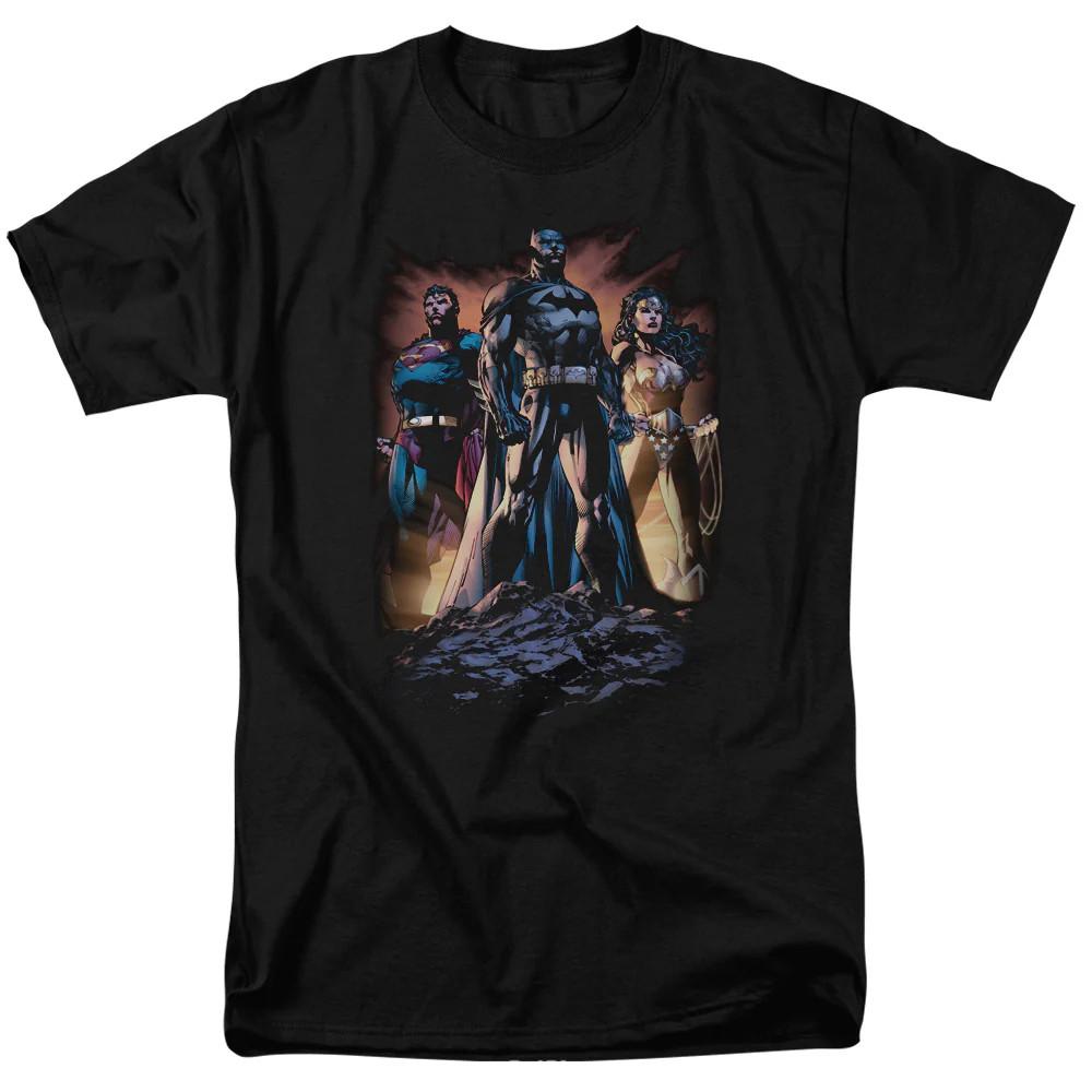 

Justice League Take a Stand Mens T Shirt Black 4XL