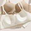Traceless underwear Women's small breasts gather and support, anti-sagging, no steel ring, comfortable soft support, pull and close the breast bra