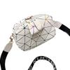 Woman Square Crossbody Bag Print Shoulder Bag with Wide Detachable Shoulder Strap for Mobile Phone Cosmetics Keychain