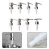304 Stainless Steel Soap Dispenser Nozzle Liquid Press Head Lotion Pump Bottle
