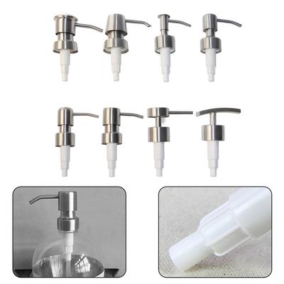 304 Stainless Steel Soap Dispenser Nozzle Liquid Press Head Lotion Pump Bottle
