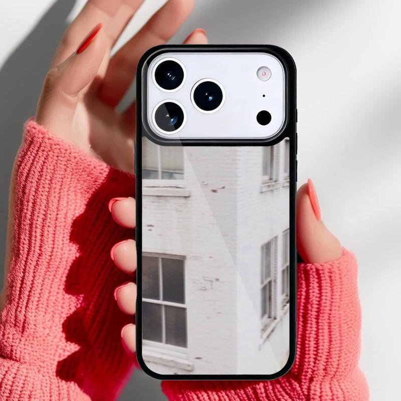 aesthetic white Phone Case for iPhone 17 16 15 14 13 Pro Max Back Cover for 12 11 Pro Coque