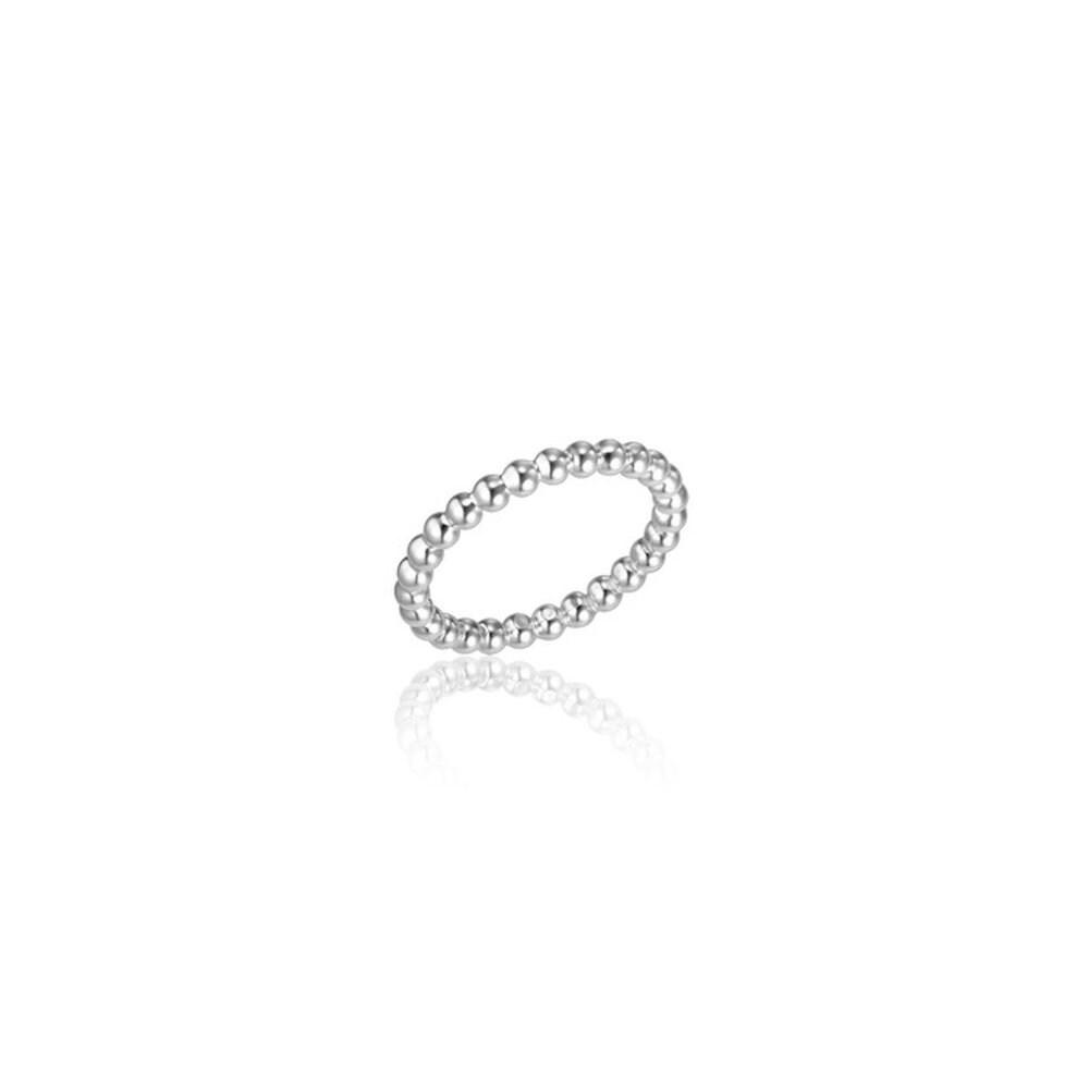 14K 2mm Bubble Ball Line Ring (14K Gold) Lfr08