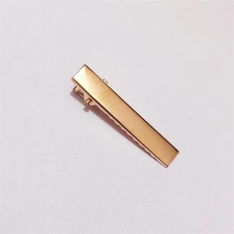 Gold Metal Geometric Duckbill Clip for Handmade Jewelry